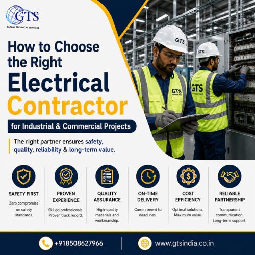 right electrical contractor for commercial & Industrial